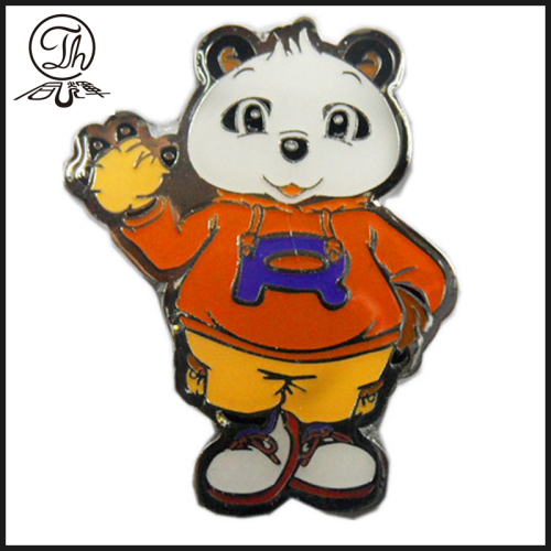 Kartun Bear lencana pin logam