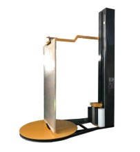 Automatic windows pallet wrapping machine