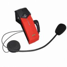 Motorcycle Intercoms, Wireless, Button Panel is Waterproof and Sun-proof