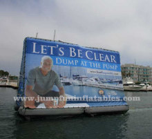 Inflatable Floating Advertising Billboard for sale change advertising banner Water Advertising Board