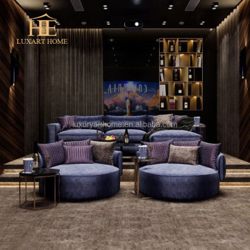 Modern Leisure Round Sofa Daybed for Living Room