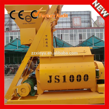 2016 xinyu new JS1000 concrete mixer machine ,laddu making machine