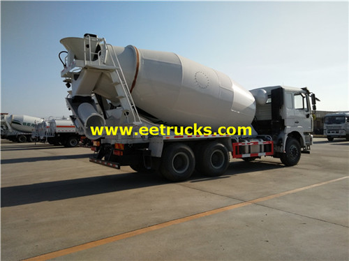 10 cbm 6x4 shanman parcrete mixer manyan