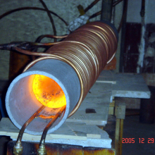 Efficient induction heating machine