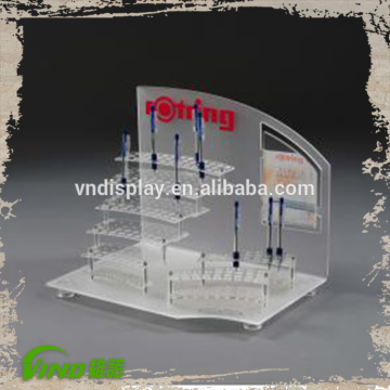 Retail Countertop Displays, Pen Display Stand, Acrylic Pen Stand