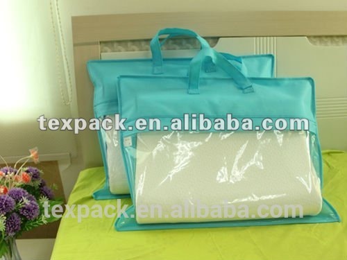 Hot factory price bedding packing bag with zipper