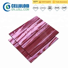 Musical instruments covers celluloid plastic laminated sheet