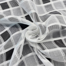 New Style Square Jacquard Organza Fabric for Garments