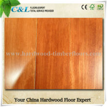 High quality prefinihed smooth kempas hardwood flooring