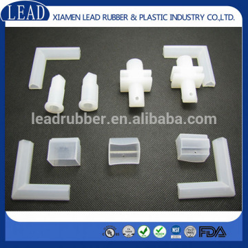 Clear silicone rubber plug