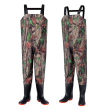 Green Breathable Waders for Women - Customized PVC Logo Fishing Waders