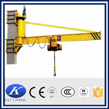 fixed wall mount slewing jib crane