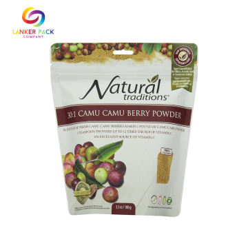 Laminated Aluminum Recloseable Powder Stand Up Pouch