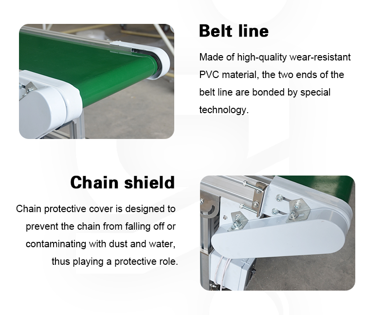 PVC Belt Conveyor Machine Price Conveyor System assembly line