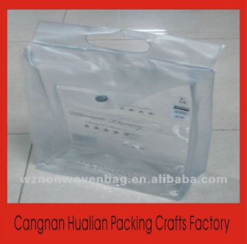 2014 zipper soft pvc packaging bag