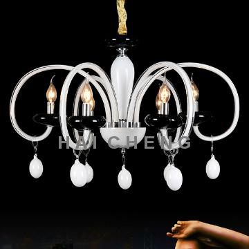 Hotel lighting modern glass chandelier & pendant light