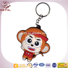 Lovely Promotional Gift Item Rubber Detachable Carabiner Key Ring