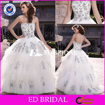 XL590 2014 new design balck lace applique puffy skirt floor length latest bridal wedding gowns pictures