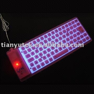 Backlit EL Flexible Keyboard