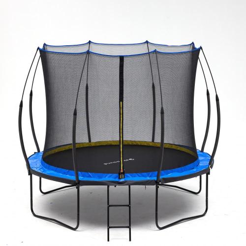 10 pés recreativos de brigas de trampolim azul