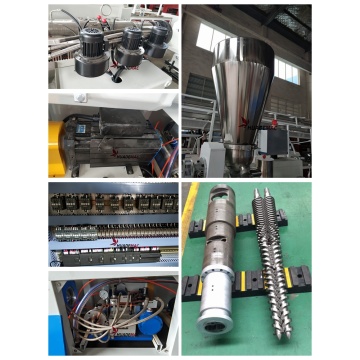 High Output Double 2 screw plastc extruder