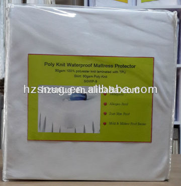 Polyester waterproof dustmite proof Mattress cover