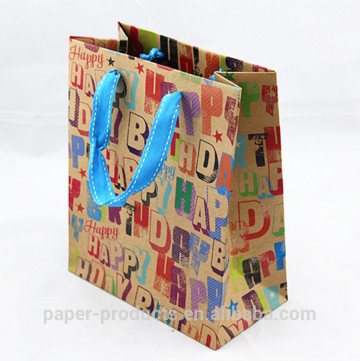 christmas brown craft paper gift bags