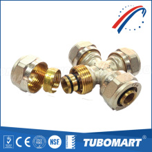 high quality compression fitting for pex al pex pipe