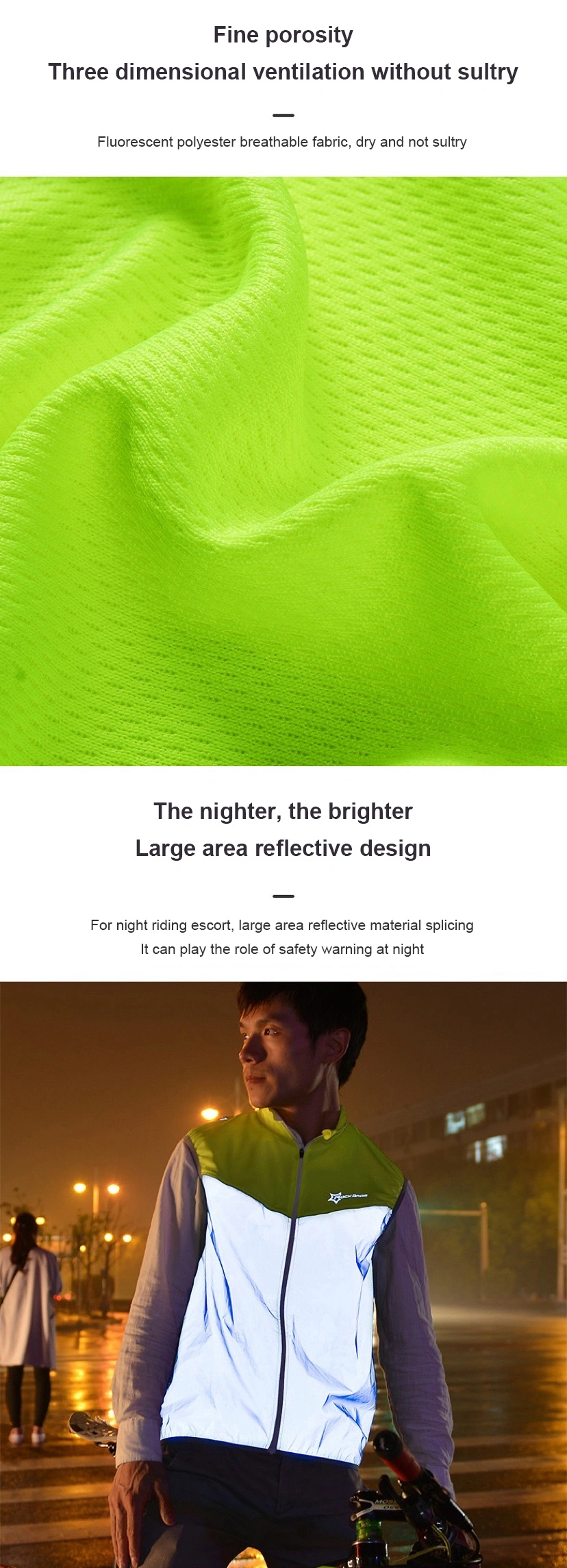 High Visibility Reflective Safety Cycling Clothes