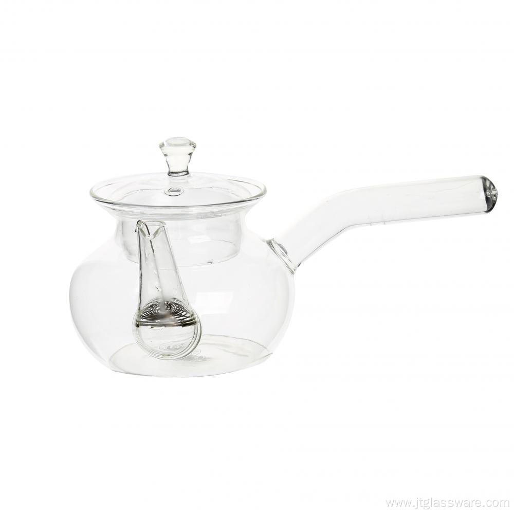 Small Glass Teapot With Remove Infuser