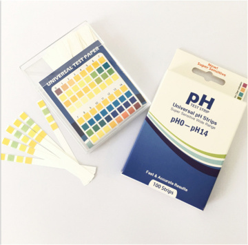 Rapid pH test paper for universal pH test strip 0-14
