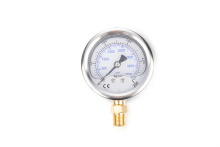 Stainless steel vacuum pressure gauge