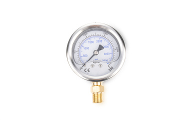 Stainless steel vacuum pressure gauge
