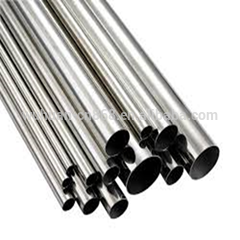 Square and round anodized aluminum pipes