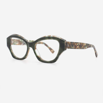 Irregular Cat's Eye Shape Acetate Women's Optical Frames 23A3186