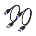 USB 3.0 Short Cable Braided Cord