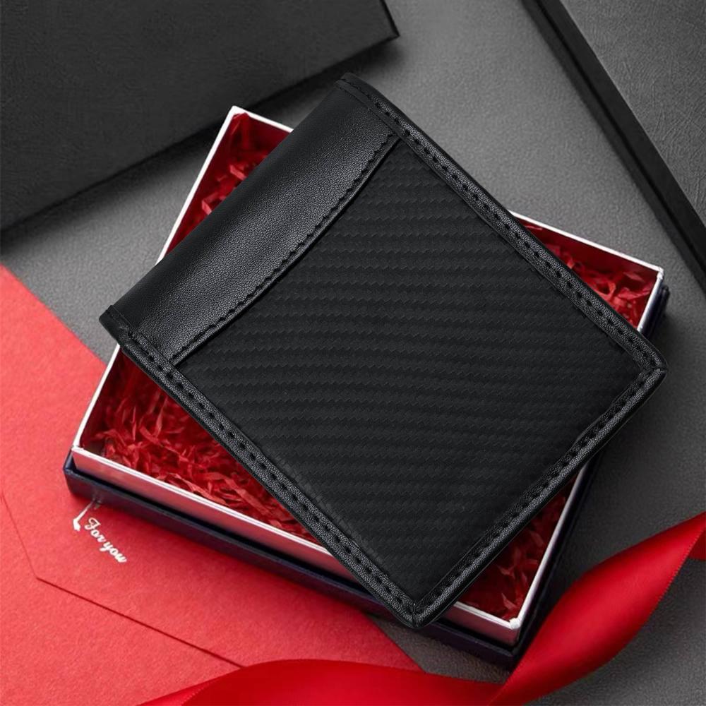 Drop Shipping Multi Card Slot Carbon Faser Brieftasche