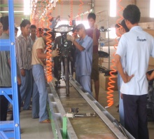 Motorcycle Assembly Conveyor Line