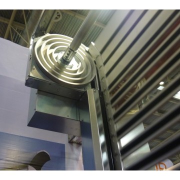 Aluminium Keselamatan Spiral Pintu Roller Shutter Door
