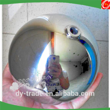 decorative hollow stainless steel ball with thread rod