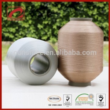 fine transparent effect 100% polyester flat yarn