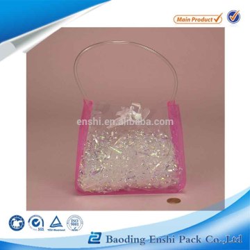 pvc handle gift bag