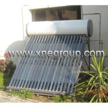 Integrated non-pressure evacuated solar water heater
