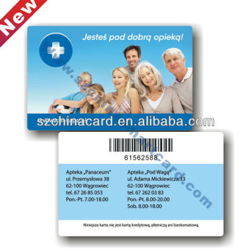 ISO9001 Standard Size Printed PVC Card