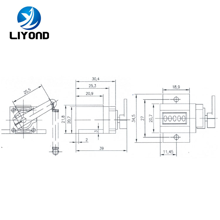 High quality cheap mechanical 5 digit counter for vacuum circuit breaker