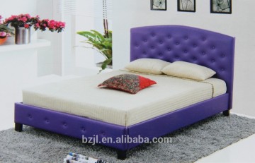 Morden leather pu bed