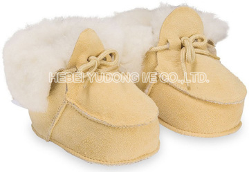 Soft kid sheepskin boots