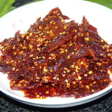spicy beef jerky red meat products