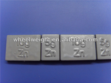 zn stick on/adhesive wheel weight G1