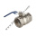 Nickel plated ball valve